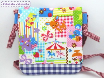 Kleine Umhängetasche "Jahrmarkt"