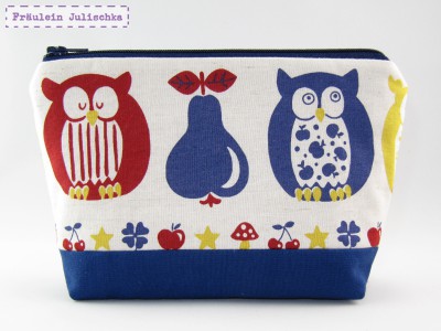 Kosmetiktasche "Eulen"