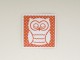 Magnetbild Eule Orange