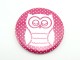 Taschenspiegel "Eule" pink