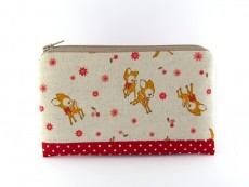 Organizer-Täschchen „Rehlein & Blumen“
