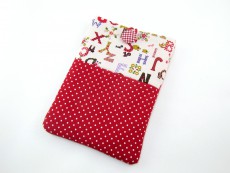 eReader-Hülle mit Knopf, Motiv Buchstaben